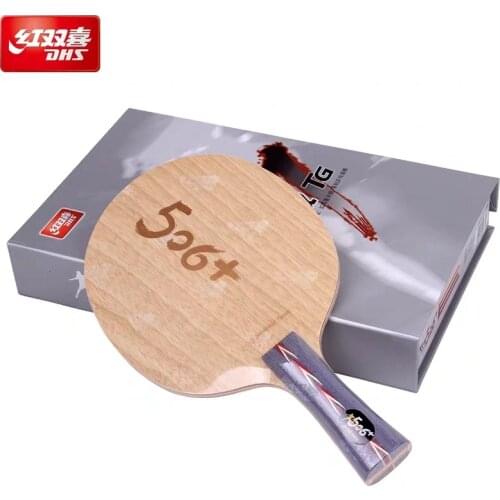 Original DHS 506+ Table Tennis Blade Fast Attack Loop 7 PLY Pure Wood Offensive Raquete De Ping Pong Bat With Box