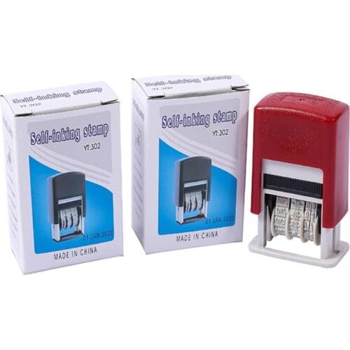 Portable Self-Inking Stamps Self-Inking Rubber Date Stamp Clear Stamp Eco-friendly For Scrapbooking Office Supplies