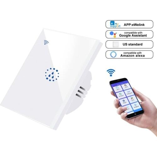 EU Wifi Boiler Smart Switch Water Heater Switches 20A 4400W Voice Remote Control Touch Panel Timer work alexa google home