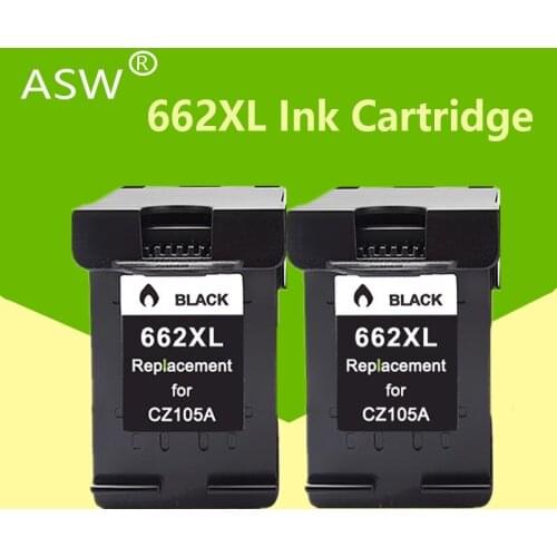 ASW 662 Replacement for HP662 662XL Ink Cartridge for HP Deskjet 1015 1515 2515 2545 2645 3545 4510 4515 4516 4518 printer