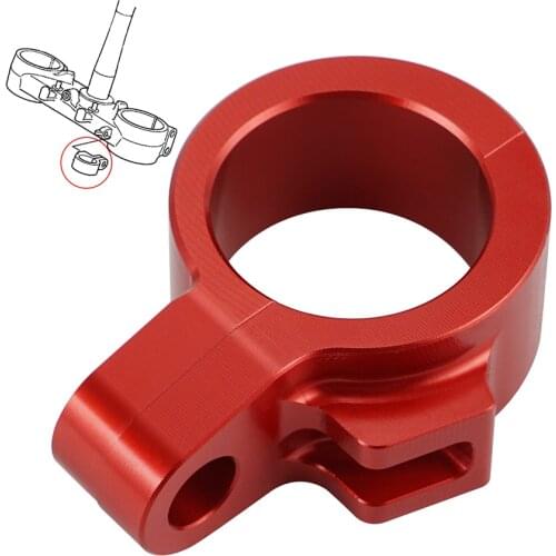 Front Brake Line Hose Clip Cable Clamp Holder for Honda CR125R 250R 500R 80R 85R RB CRF 150 250 450 R X 45468-KS7-830 2021 2020