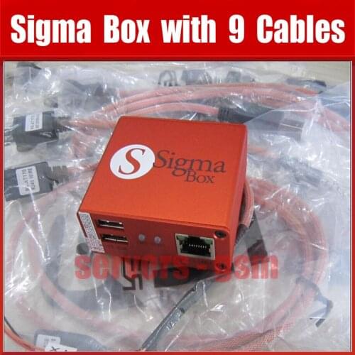100% Original NEW Sigma Box+9 cables and repair for Nokia,ZTE,Hua&wei Free shipping