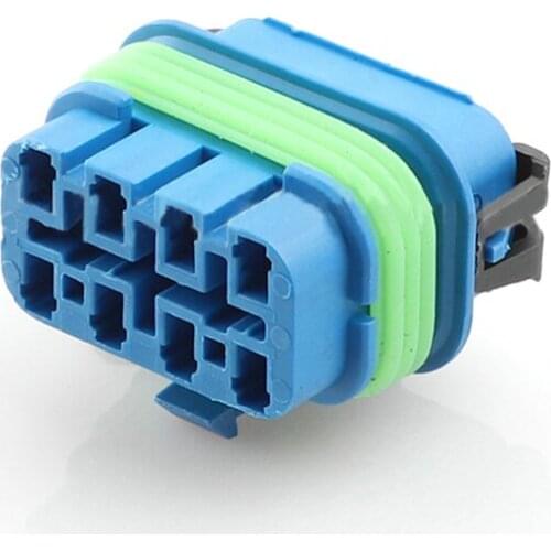 2/5/10/20/50/100sets 8pin delphi auto plastic housing plug electric wiring harness cable waterproof connector