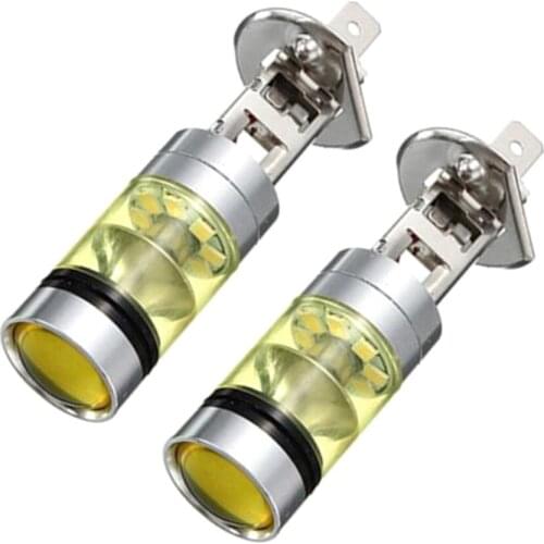 2pcs Premium Quality H1 100W Replacement Car Fog Lamp Plug & Play