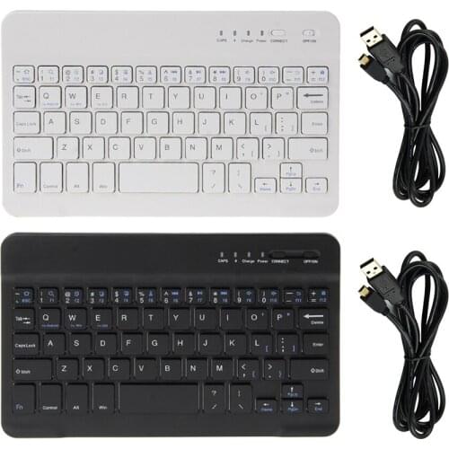 Wireless Bluetooth Keyboard for Phone Tablet iPad iPhone IOS Android Windows Mini Portable Aluminium Russian teclado PC Gamer