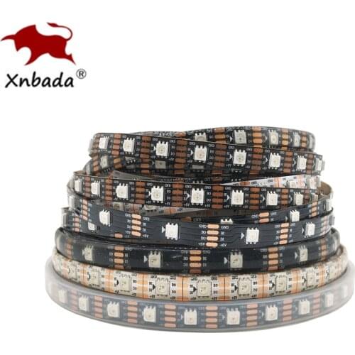 DC5V WS2813(WS2812B Update) RGB Led Strip Light 30/60/144 Pixels/Leds/m Dual-Signal Led Individual Addressable WS2812 IC