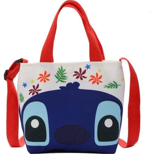 Disney cartoon diagonal small backpack girl toddler mini children shoulder bag canvas storage bag boy fashion cute bag