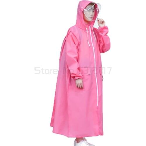 Bike Scooter Raincoat Jacket Transparent Dress Motorcycle Clear Men Raincoat Women Poncho Waterproof Yagmurluk Rainwear AD50RC