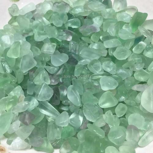 200g Wholesale Natural fluorite Tumbled Stone Crystal Gravel Decoration Healing Feng shui Reiki
