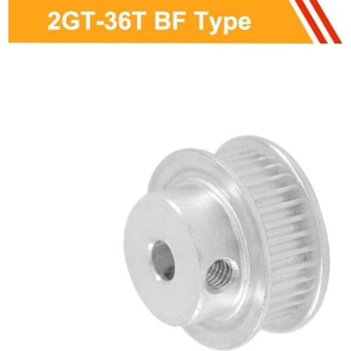 GT2 36T Timing Belt Pulley 7mm/11mm Belt Width 2GT Type Synchronous Pulley Wheel 5/6/6.35/7/8/10mm Bore Transmission Pulley