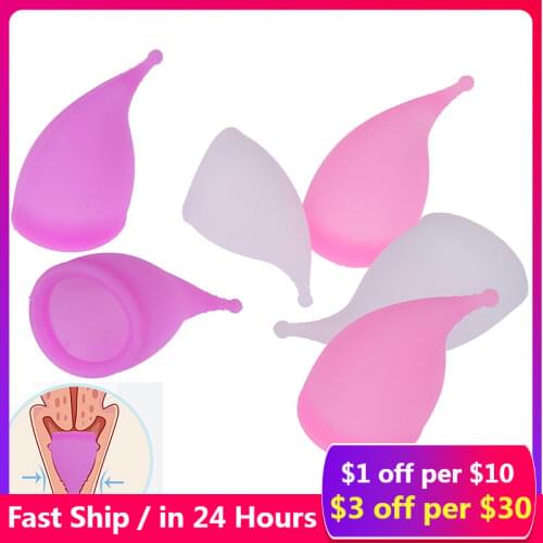 Menstrual Cup For Women Feminine Hygiene Medical Silicone Cup Menstrual Reusable Lady Cup Menstrual Than Pads Hot