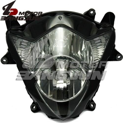 Motorcycle Black Headlight Headlamp Head Lights Lamps Assembly For Suzuki GSXR1000 2005-2006 K5 K6