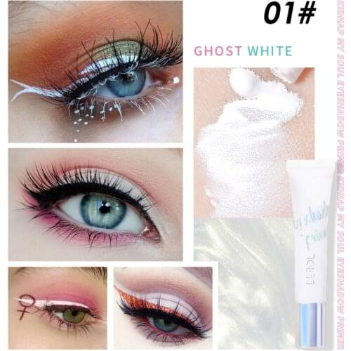 Eye Shadow Primer Glitter Eye Concealer Not Easy Shading Bright Color Eye Shadow Cream Before Makeup Oil Control