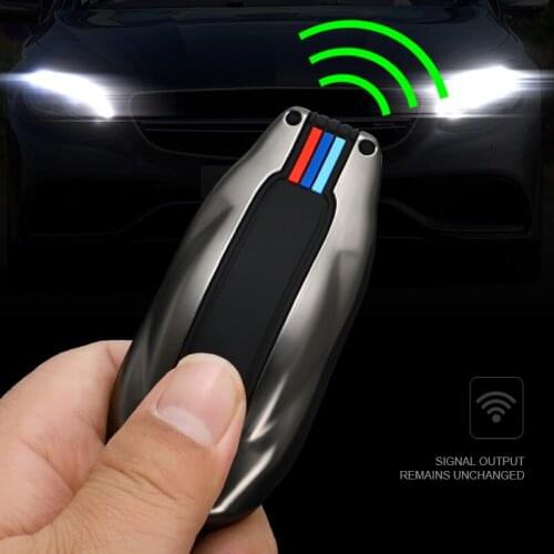 Fit For Tesla Model S Model 3 Remote Zinc Alloy Smart Car Key Fob Case Cover Holder Accessories Key Housekeeper