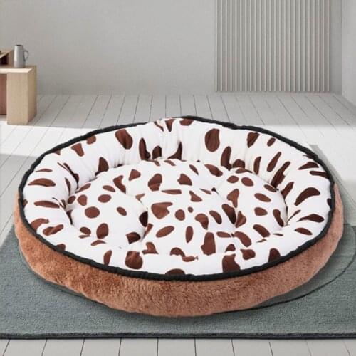 Dog Beds For Large Medium Small Dogs Puppy Labrador Amazingly Cat Marshmallow Washable Round Bed Washable Plush Pet Bed