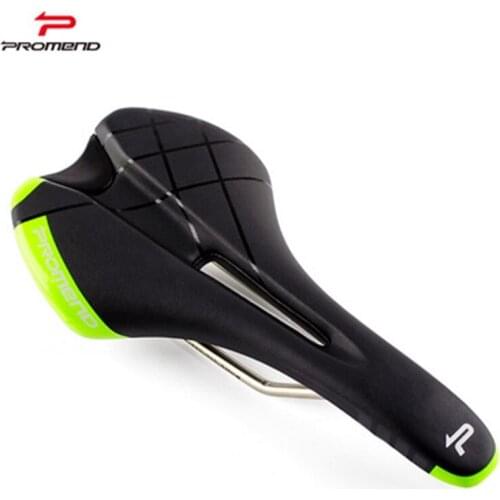 Promend Bicycle Seat Cushion 583 Hollow Comfortable Road Bike Seat Cushion Mountain Bike Saddle Riding Parts Imitation Leather