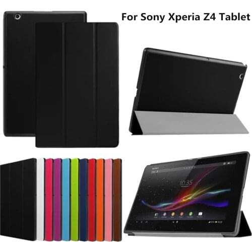 Luxury Leather Case Cover For Sony Xperia Z4 Tablet SGP771 SGP712 10.1'' Case Funda For Sony Xperia Z4 Tablet Ultra + Stylus