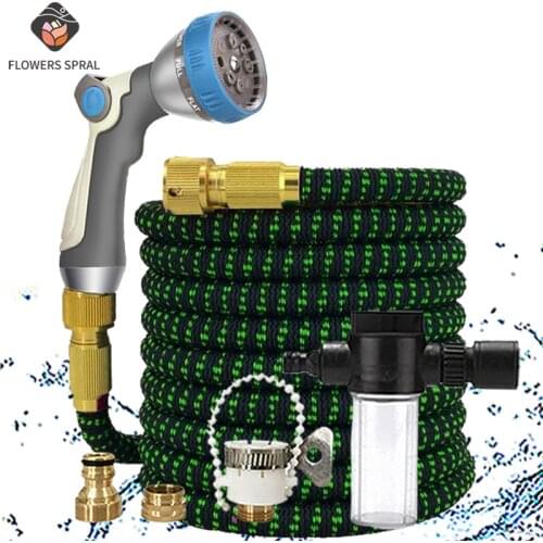 Hose Garden Watering Irrigation Water Sprayer Lawn Watering Expandable Hose Garden Sprayer For Garden Magic Hose 45 Meters 2021