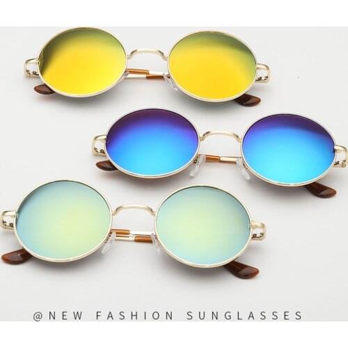 Fashion Vintage Sunglasses Women Brand Designer Retro Punk Sun Glasses Men Luxury Round Driving Trendy Eyewear UV400 Polarizing