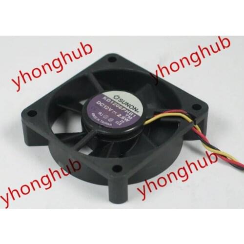 SUNON KD1206PHB1 DC 12V 2.6W 60x60x15mm Server Cooling Fan