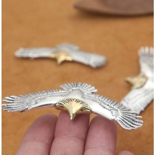 S925 Sterling Silver Jewelry Vintage Thai Silver Takahashi Goro Men and Women Popular Eagle Pendant