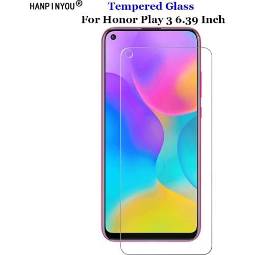 For Huawei Honor Play3 Clear Tempered Glass 9H 2.5D Premium Screen Protector Film For Huawei Honor Play 3 6.39"