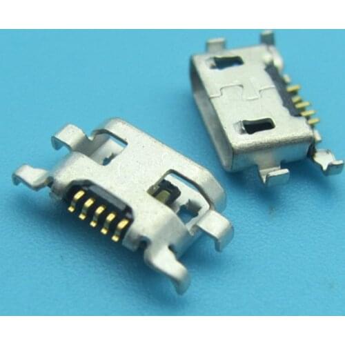 10pcs for Fly IQ270,IQ441,IQ4412 IQ442Q,IQ446Magic2,IQ4491,IQ453 5 pin micro mini USB jack socket type-B Charge port Connector