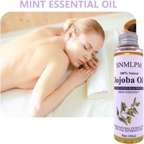100% Natural Organic Jojoba Oil Best Skin Care Relaxing Oils100ml Care Moisturizing Massage Control Body Oil Hydration Rela R0I9
