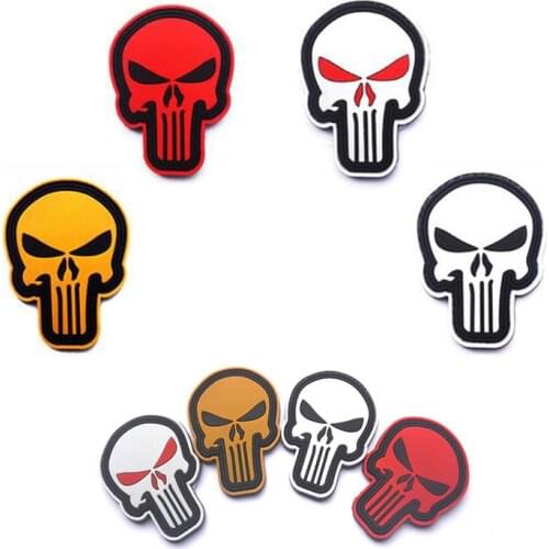 Banner Skull 3D PVC Epoxy Armband Military Tactics Special Force Morale Badge Hat Jacket Outdoor Sports Decoration Patch