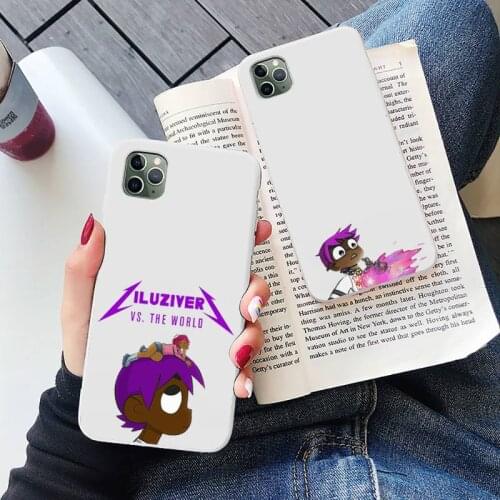 Lil Uzi Vert Eternal Atake Rapper Phone Case White Candy Color for iPhone 6 7 8 11 12 s mini pro X XS XR MAX Plus