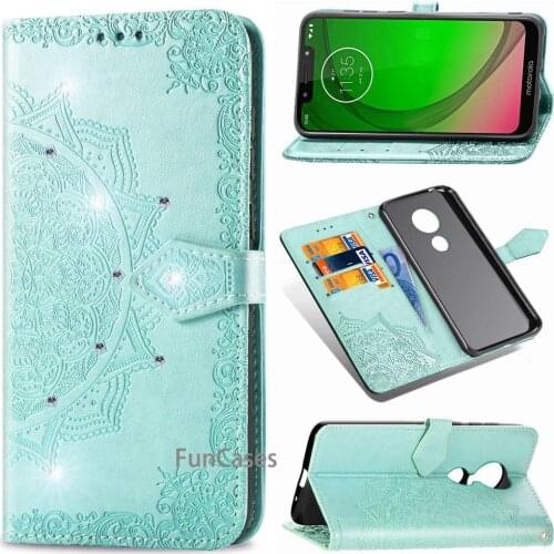 For Coque Motorola Moto G7 Power European Version Cases Flip Leather Case on For Fundas Moto G7 Power Eu 3D Wallet Stand Phone C