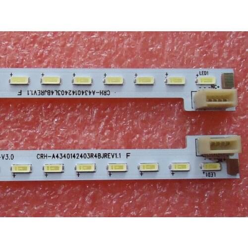 FOR skyworth FOR Coocaa A43 Article lamp HS1555-R4300000-01 REL430FY REV.00 screen 1piece=72LED 473MM