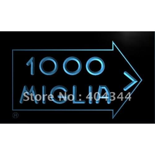 LG219- Mille Miglia Racing LED Neon Light Sign home decor crafts