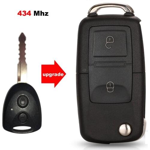 Jingyuqin For Toyota daihatsu Avanza Wigo Grand Daihatsu Xenia Alza Myvi Axia 2 Buttons Remote Car Key remote control 433mhz