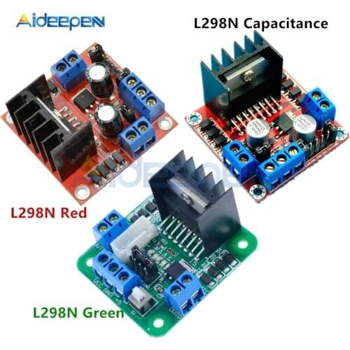 5V 2A 25W L298N Stepper Motor Driver Module Capacitance Board Dual H Bridge DC Motor Driver Module For Arduino Smart Car Robot