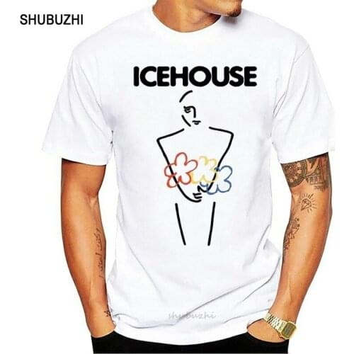 Icehouse Man Of Colours Rock Band New MenS Black White T-Shirt Size S-2Xl Harajuku Tops Fashion Classic Tee Shirt