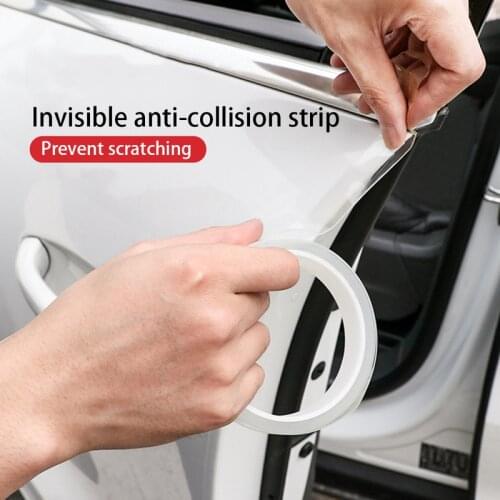 Hot!New Car Door Edge Protector Sticker Clear PVC Film Strip Anti Collision Guard Edge Scratch Protector Rubber Seal Auto Guard