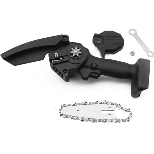 220V Handheld Electric Chainsaw Mini Cordless Rechargeable Wood Cutter Electric Saw Without Batter Home Garden Power Tool