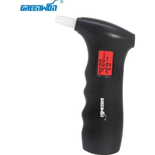 GREENWON Professional Portable Digital LCD Breath Alcohol Tester alcohol Breathalyzer breath alcohol Car Detector Gadget Meter