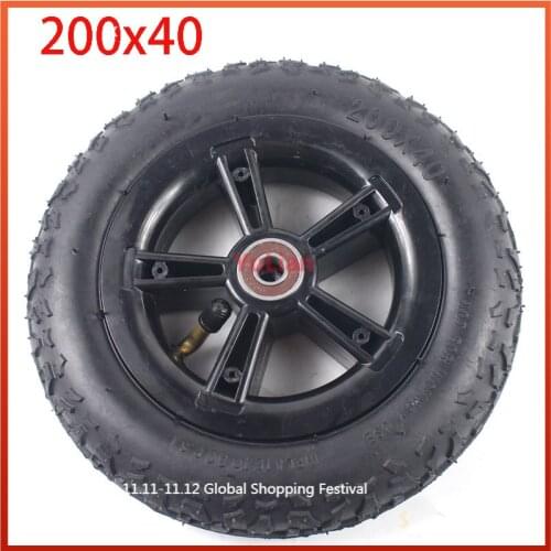 Size 200X40 Folding Bicycle Tyre Rubber Tyre Scooter Car Motorcycle Parts Babys Car 8 Inch Wheel Tire 200*40