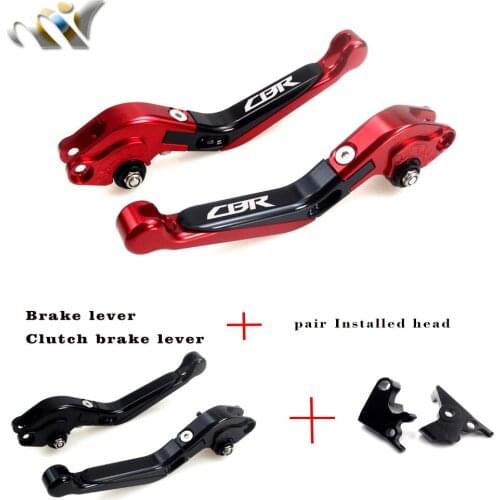 For Honda CBR125R CBR 125 R 2004-2012 05 06 07 08 09 10 Motorcycle Accessories Folding Extendable Brake Clutch Levers LOGO CBR