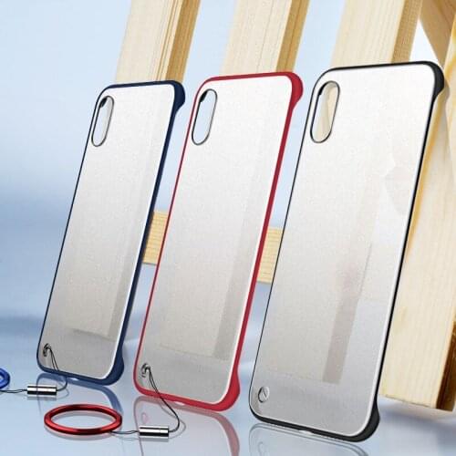 Ultra-thin frameless matte phone case for iPhone 6 7 8 11 12pro max iPhone X XS Max XR case