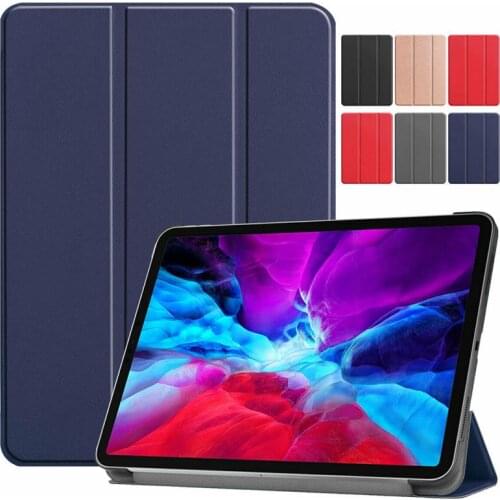 Fast delivery Magnetic Ultra Slim Smart Cover for iPad Pro 12.9 inch 2020 Folio Stand Leather Smart Case