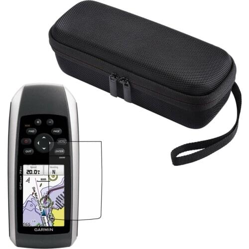 Portable Carrying Protect Pouch Protect Case for + LCD Shield Film Screen Protector for GPS Garmin GPSMap 78 78s 78sc