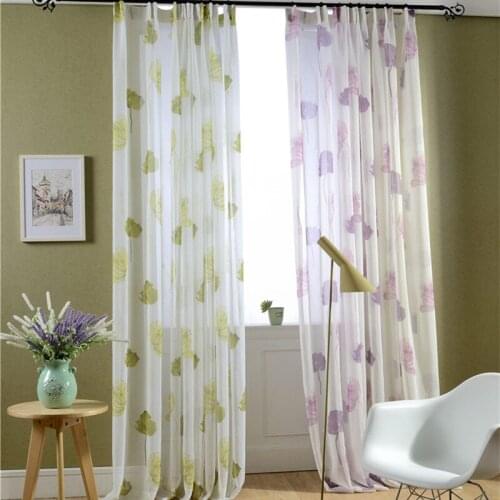 GYV1027(Buy Height Fixed Width270cm) Cactus 1PC Sheer Voile Tulle "Customise" Living Room Kitchen Bedroom Home Decorative Window