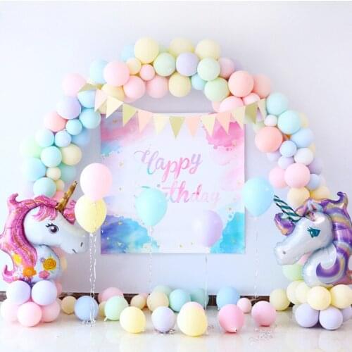 100 sets (200pcs) 5 inch Macaron Latex Balloon Romantic Candy Color Wedding Birtyday Supplies Party Decoration Balloon Arch
