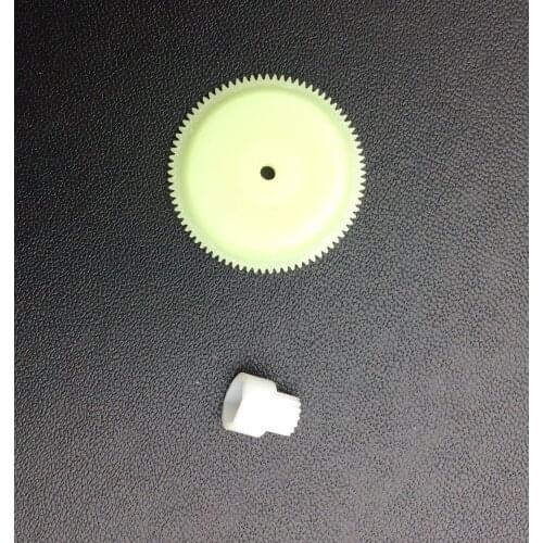 2pcs 81 teeth 15 teeth Plastic spur gear for Grundig CN930 C6200 CN830 cassette deck audio player 6200 Automatic 1975