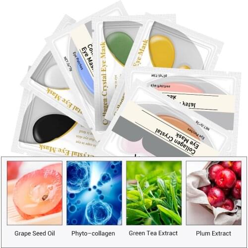 20Pairs/40Pcs LANBENA Eye Mask Remove Dark Circle Anti Aging Wrinkle Eye Bag Eyes Patch Moisturizing Nourishing Skin Care