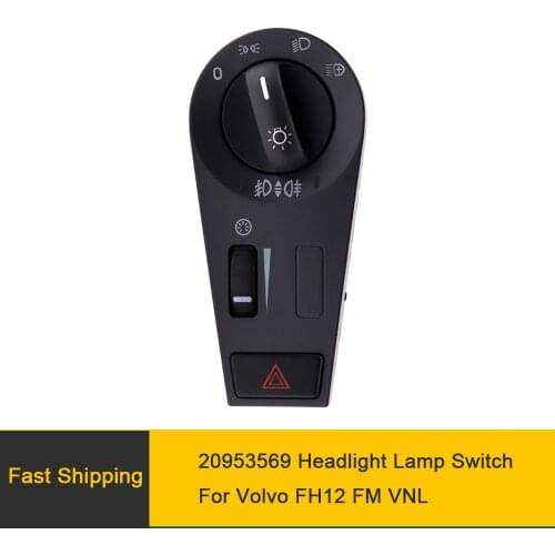 20953569 Headlight Lamp Switch For Volvo FH12 FM VNL 2004-2015 Head Light 20942844 20466302 20466306 50-104-003