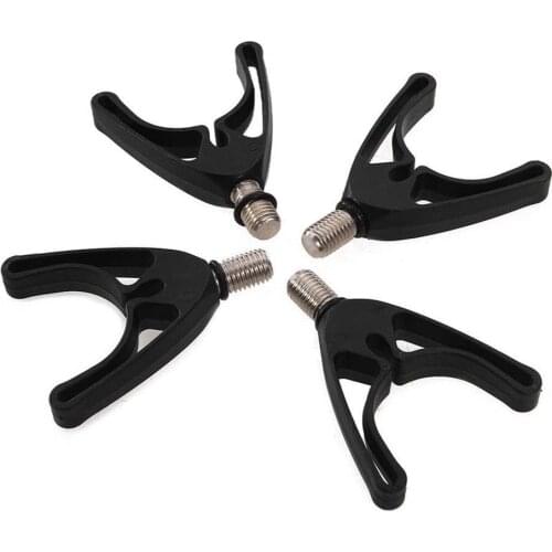 4pcs Fishing Rod Holder Mount Tackle Gripper Rest Thread Fishing Pole